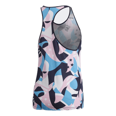 Sid All Over Print Tank Pink/White