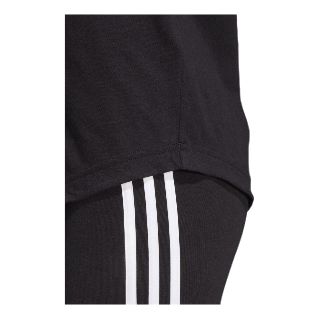 Linear Loose Tank White/Black