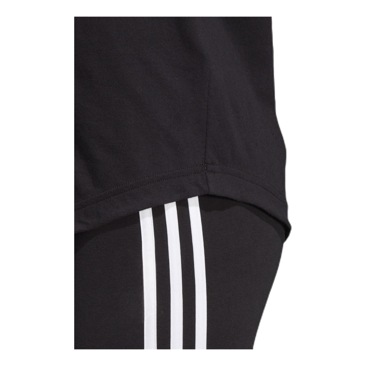 Linear Loose Tank White/Black