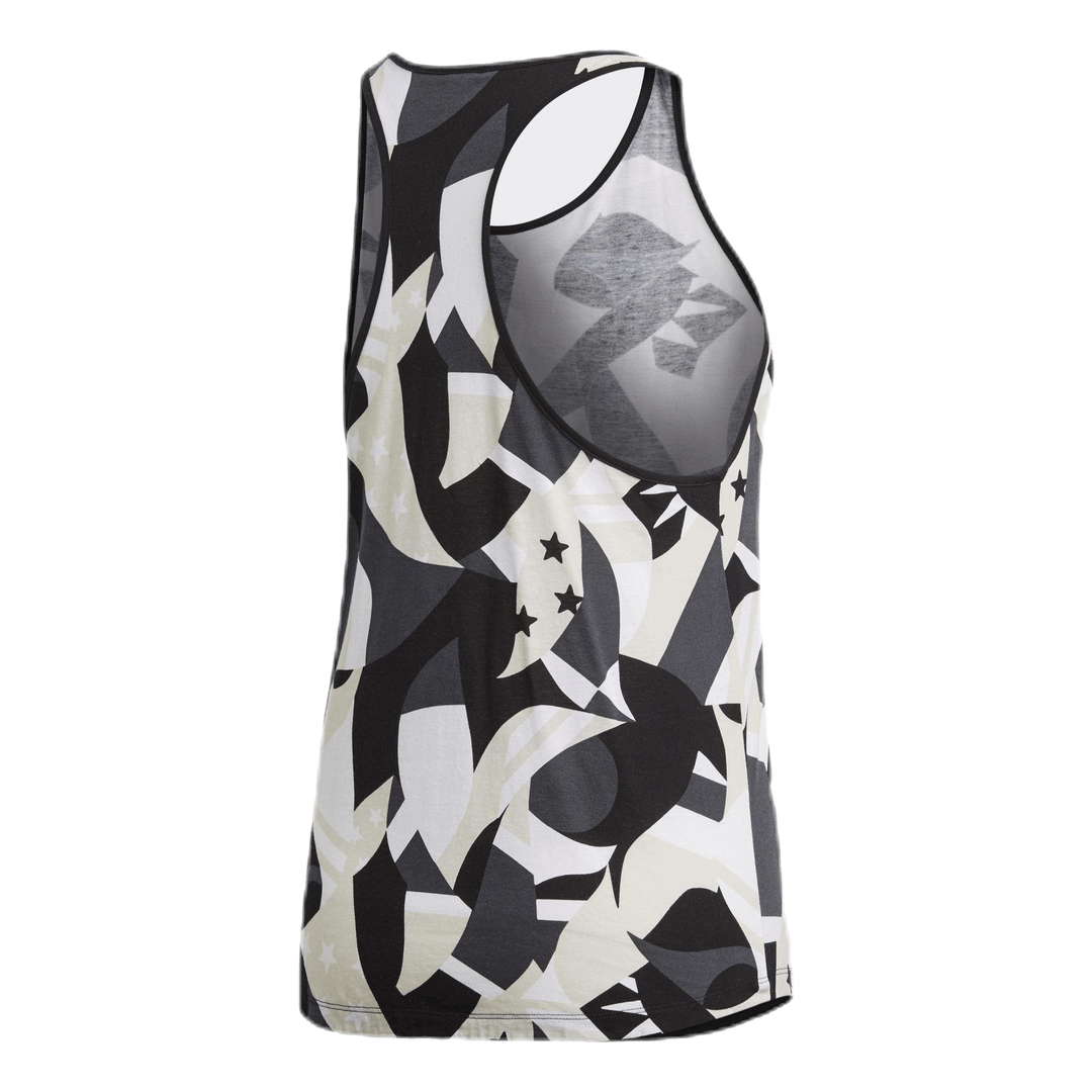 Sid All Over Print Tank White/Black
