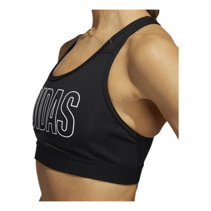 Dont Rest Alphaskin Sport Branded Bra Black / White