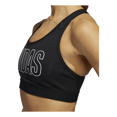 Dont Rest Alphaskin Sport Branded Bra Black / White