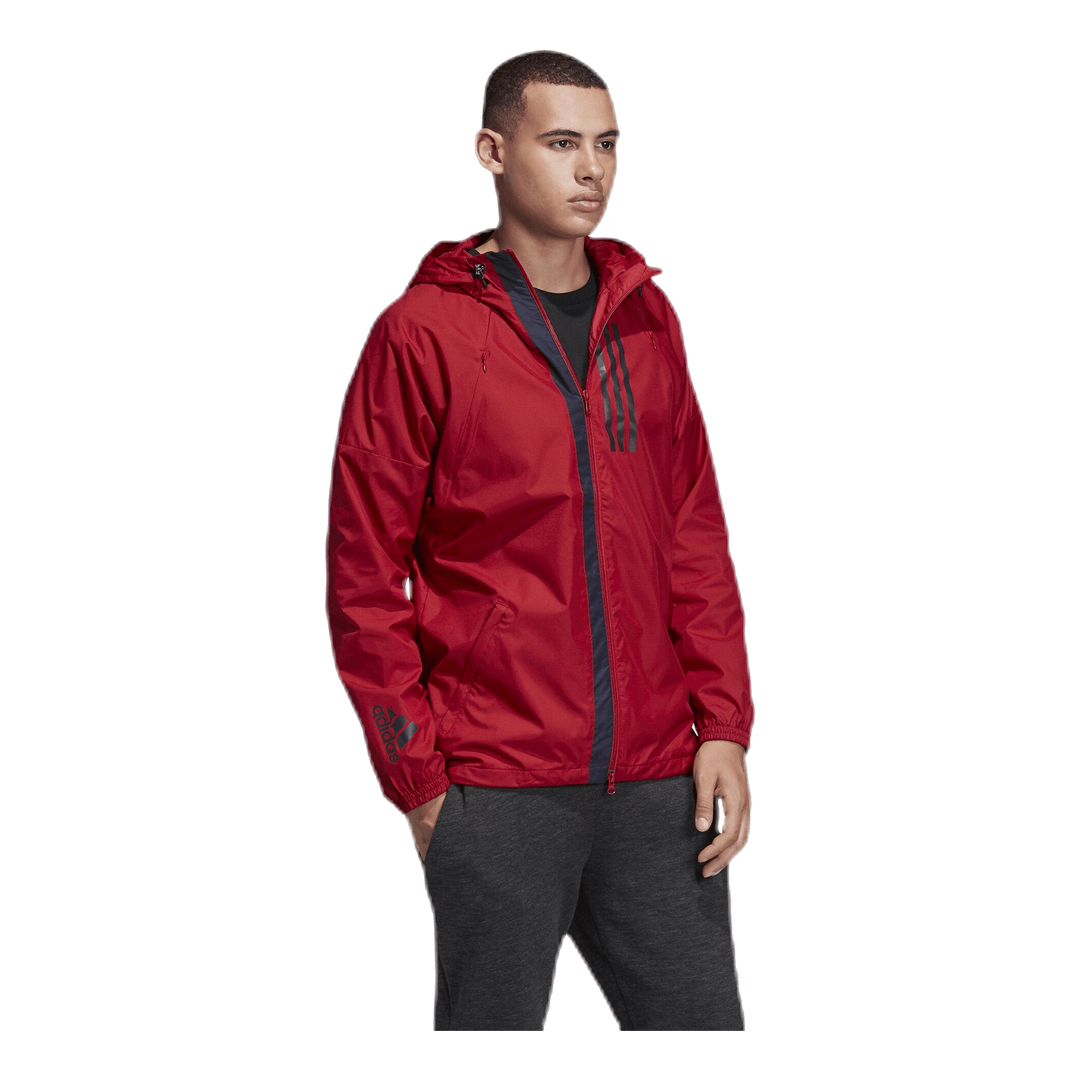 Wind Jacket Lined Red