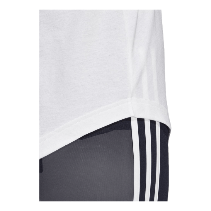 Linear Loose Tank White/Black