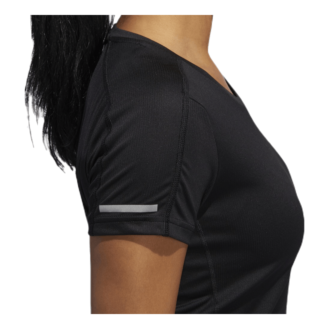 Adidas Run It Short Sleeve Tee Women Black adidas Runforest