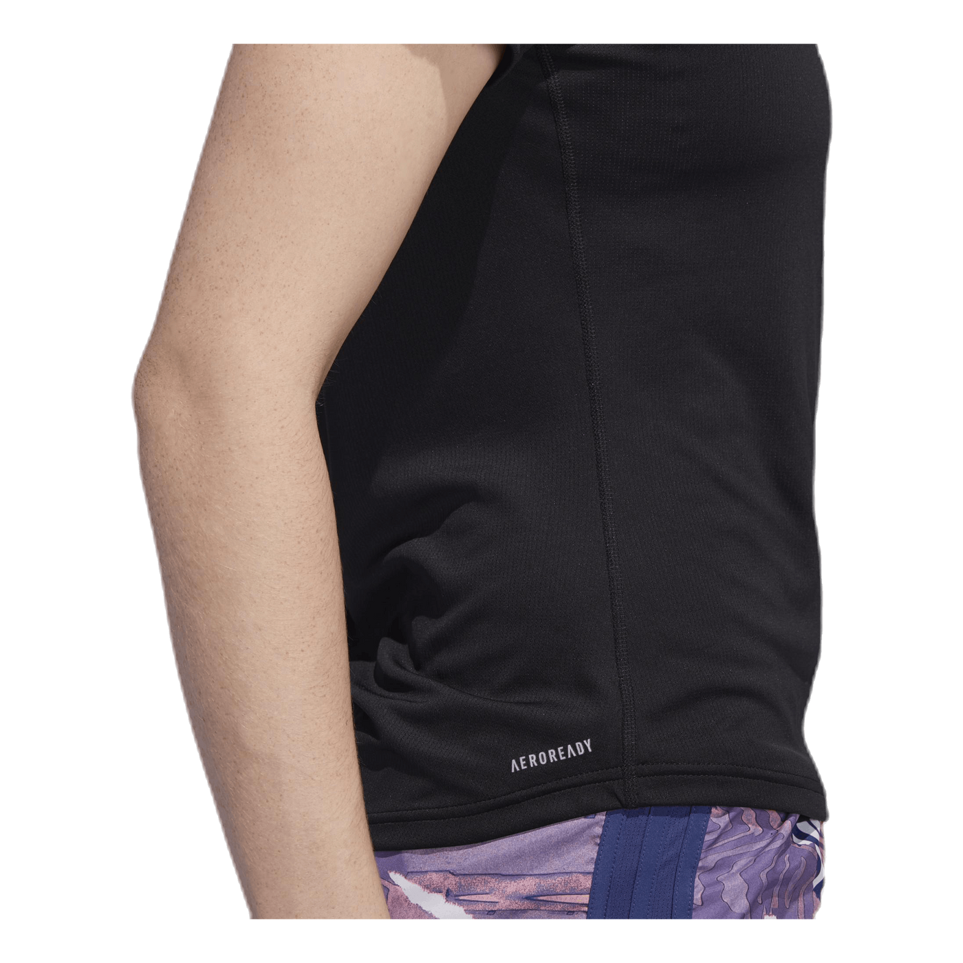 Adidas Run 3 Stripes Tee Women Black