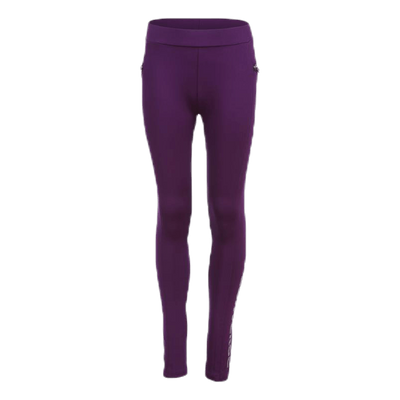 Iridescent Zipper Legging Purple