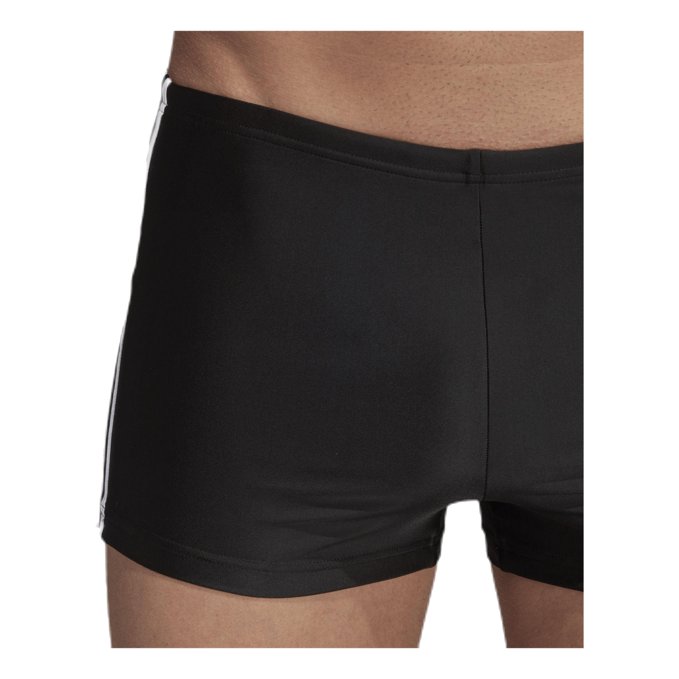 Fitness 3 Stripes Swim Boxer Black / White