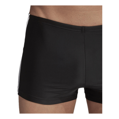 Fitness 3 Stripes Swim Boxer Black / White