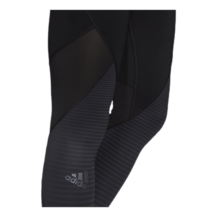 Alphaskin Sport Graphic Long Tights Black