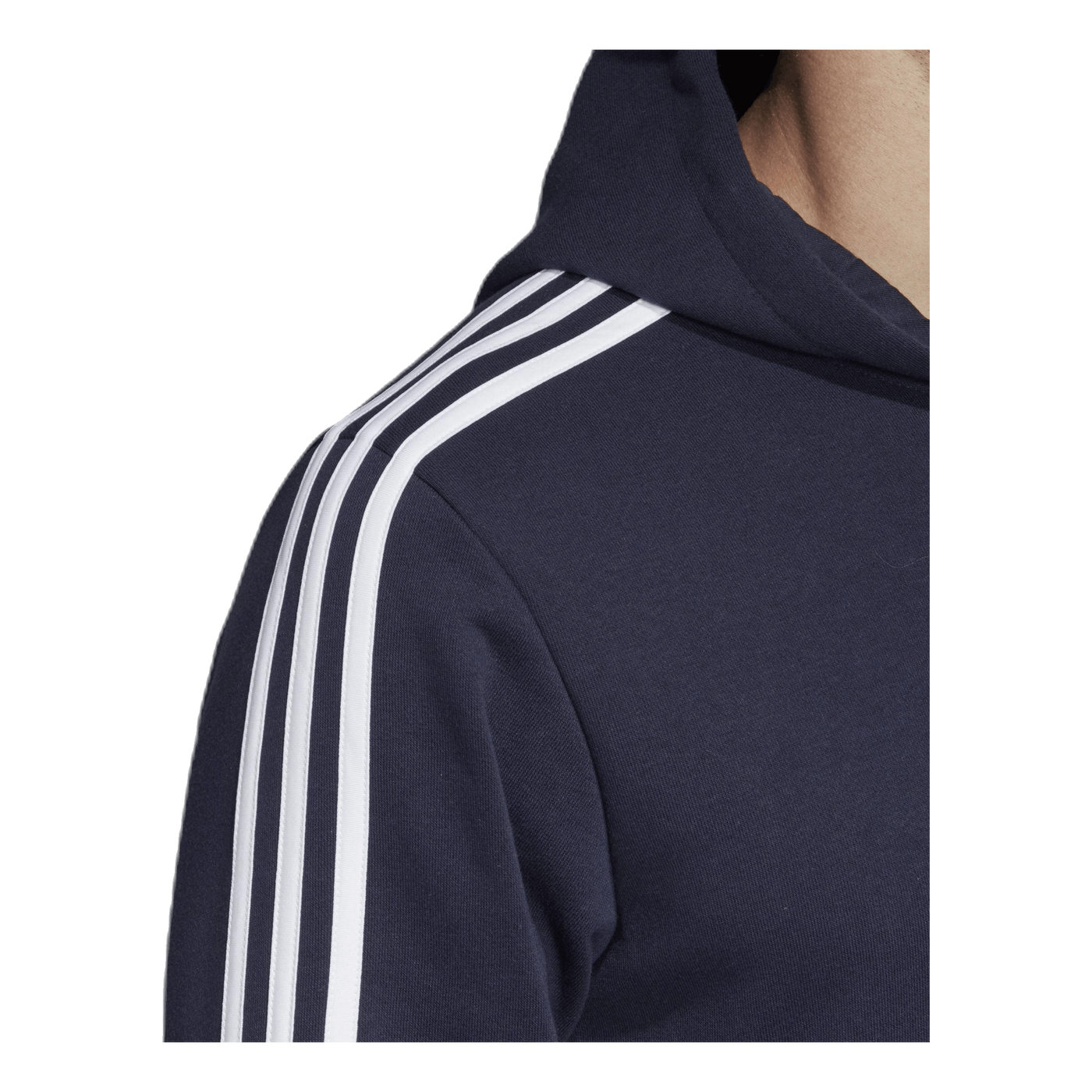 Essentials 3 Stripes Fullzip French Terry Legend Ink / White