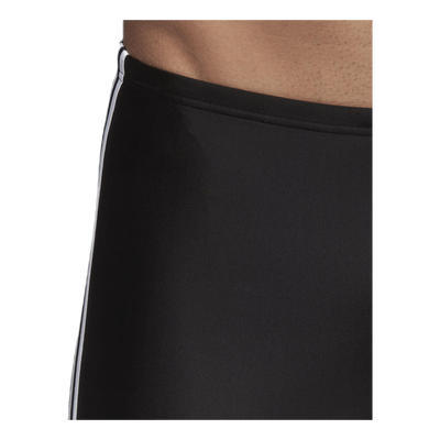 Fitness 3 Stripes Swim Jammer Black / White