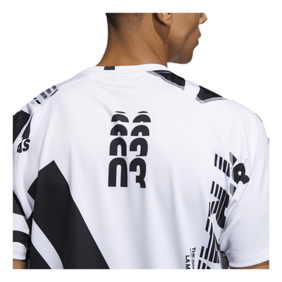 Daily AOP Tee White/Black