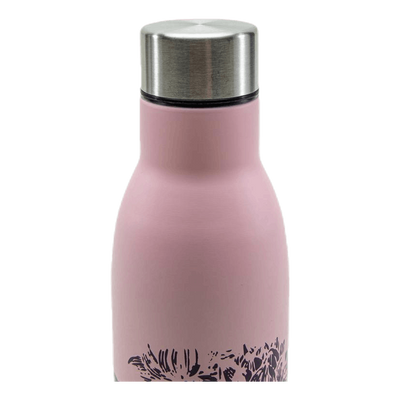 Easy Grip Water Bottle Floral Pink/Purple