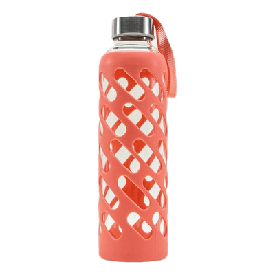 Sure Grip Glass Water Bottle Guava Pink