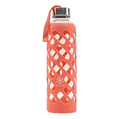 Sure Grip Glass Water Bottle Guava Pink