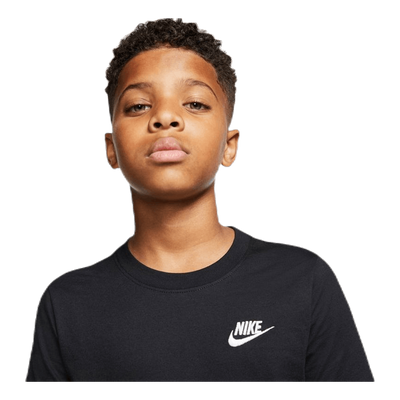 Sportswear Big Kids' T-Shirt BLACK/WHITE