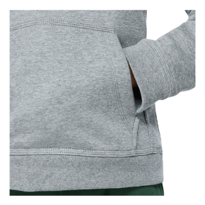 Sportswear Club Big Kids' Pullover Hoodie CARBON HEATHER/WHITE