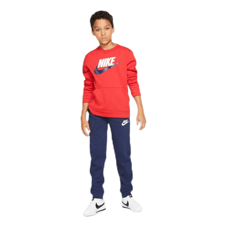 Sportswear Club Fleece Big Kids' Pants MIDNIGHT NAVY/MIDNIGHT NAVY/WHITE