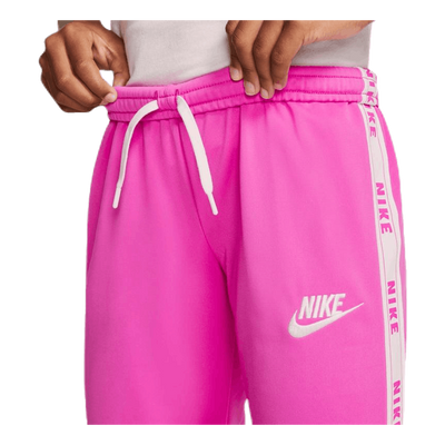 Girls Tricot Essential Tracksuit Pink