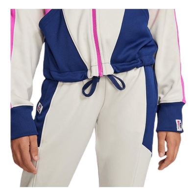 Heritage Front Zip Junior Pink/White