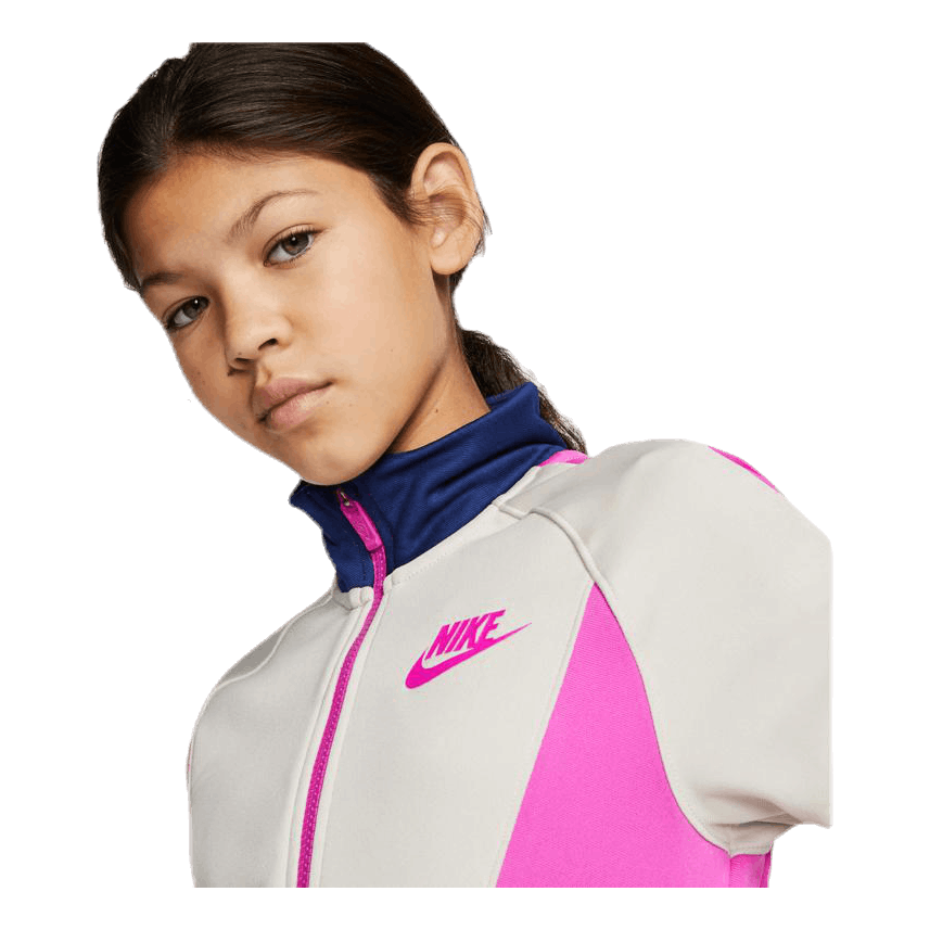 Heritage Front Zip Junior Pink/White