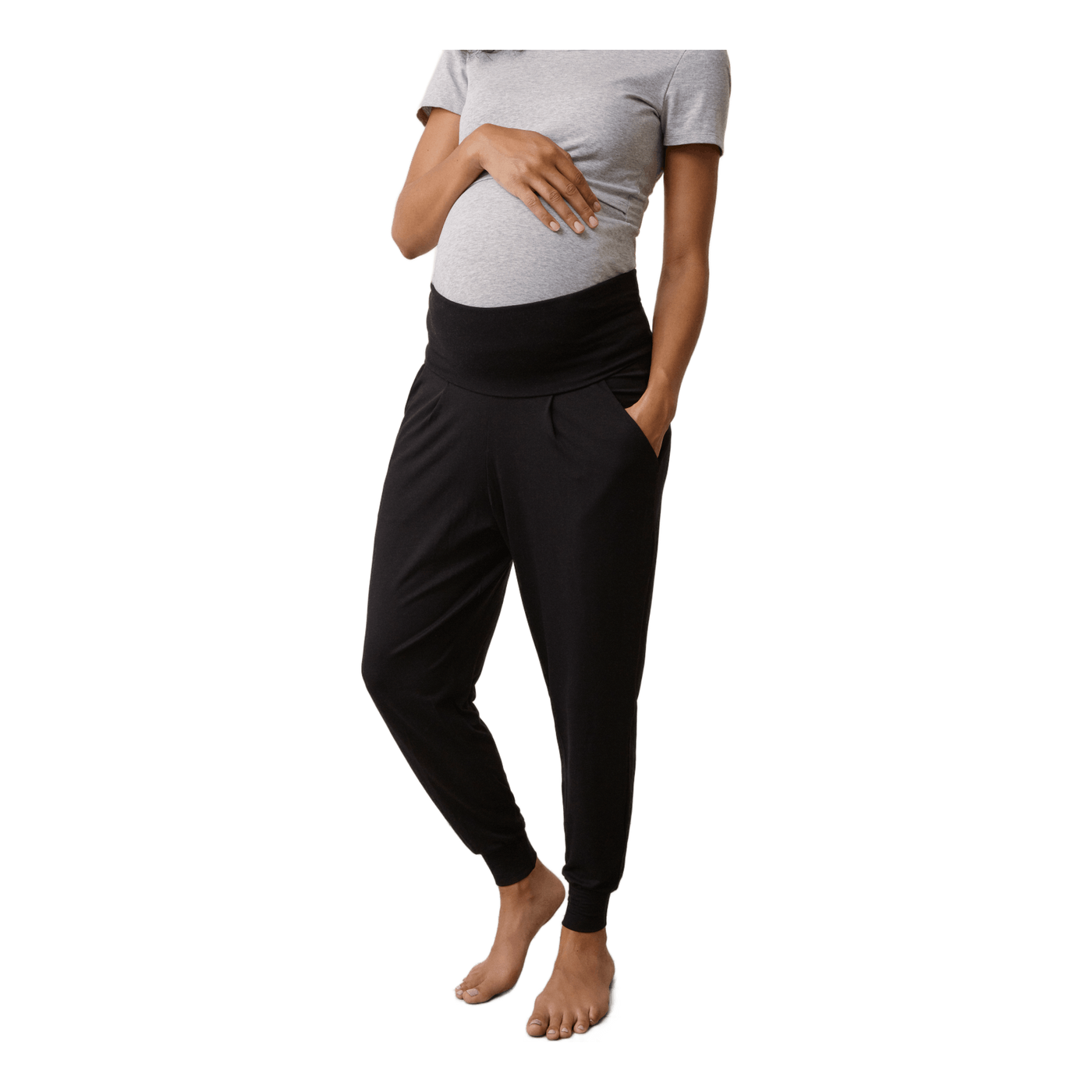 Once-on-never-off easy pants Black