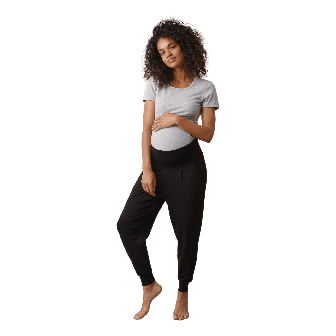 Once-on-never-off easy pants Black