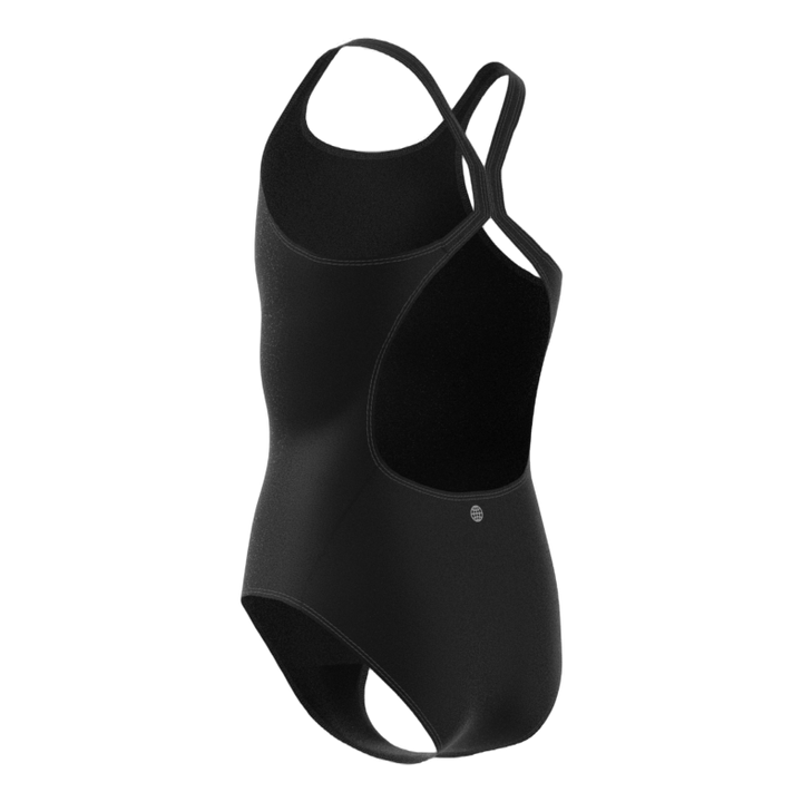 Solid Fitness Swimsuit Black