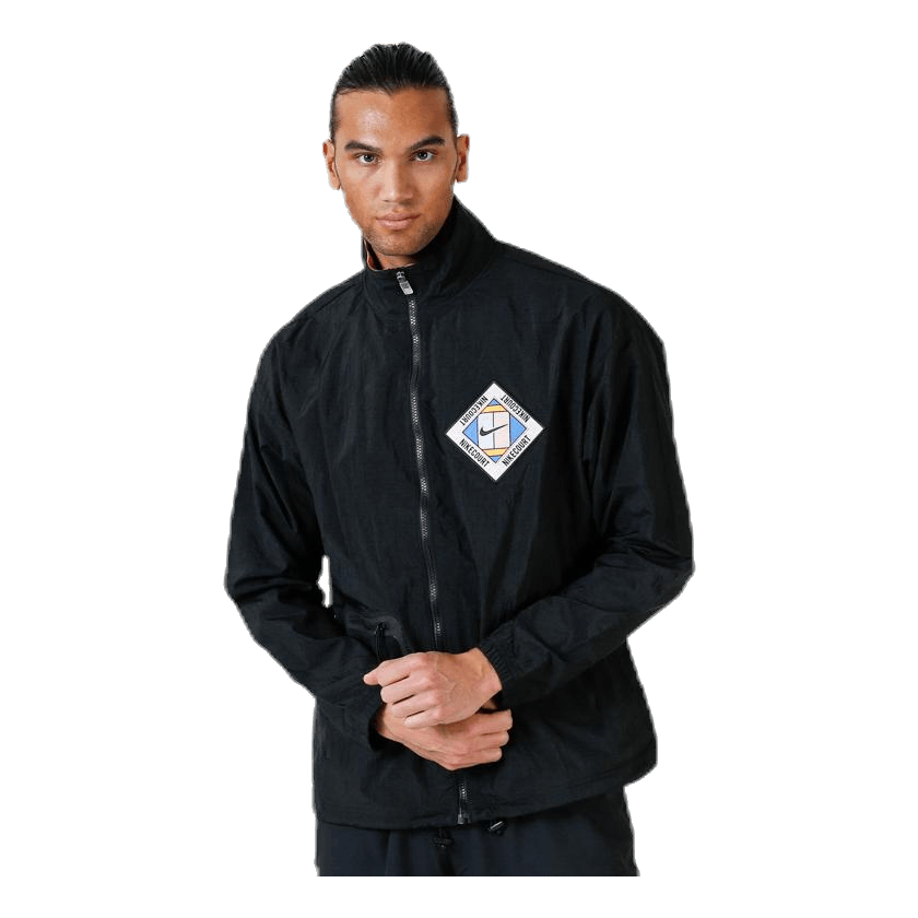 Stadium Court Jacket White/Black