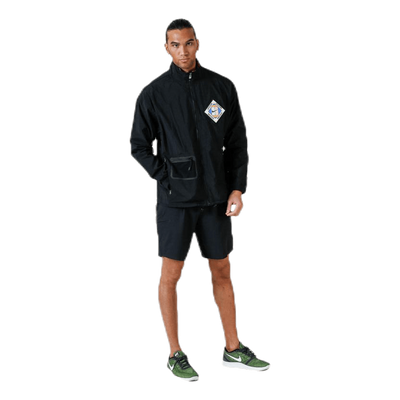 Stadium Court Jacket White/Black