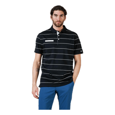 Player Striped Polo White/Black