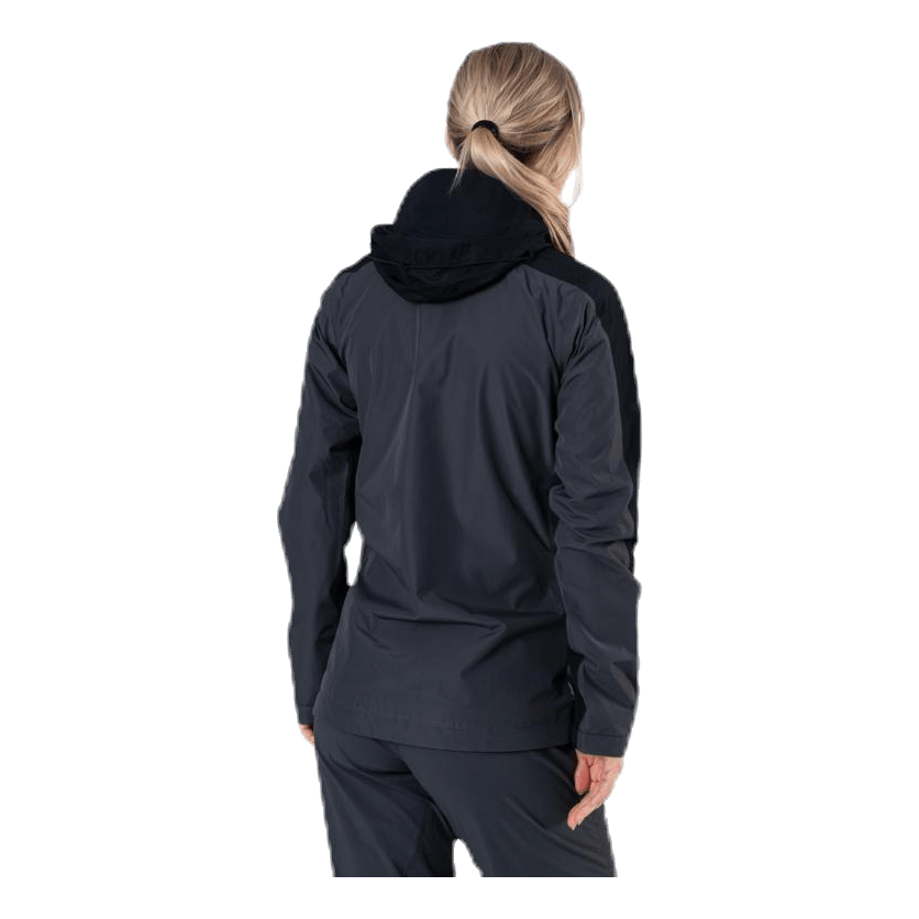 Mila Rain Jacket Black/Grey