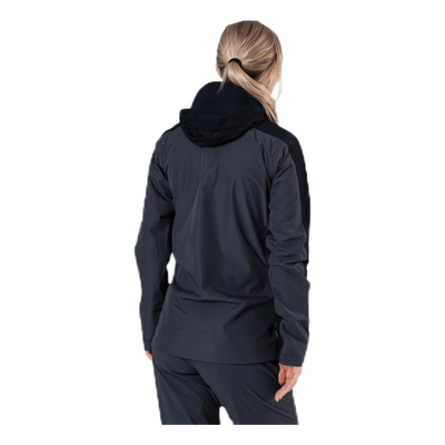 Mila Rain Jacket Black/Grey
