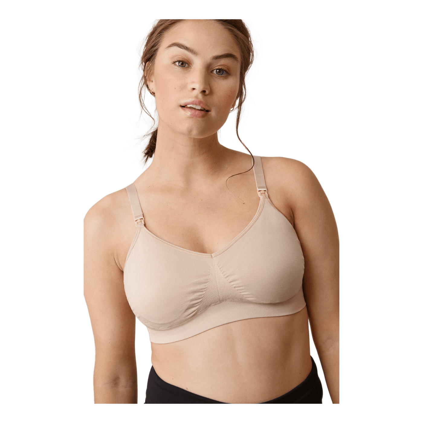 Fast Food T-shirt bra Beige