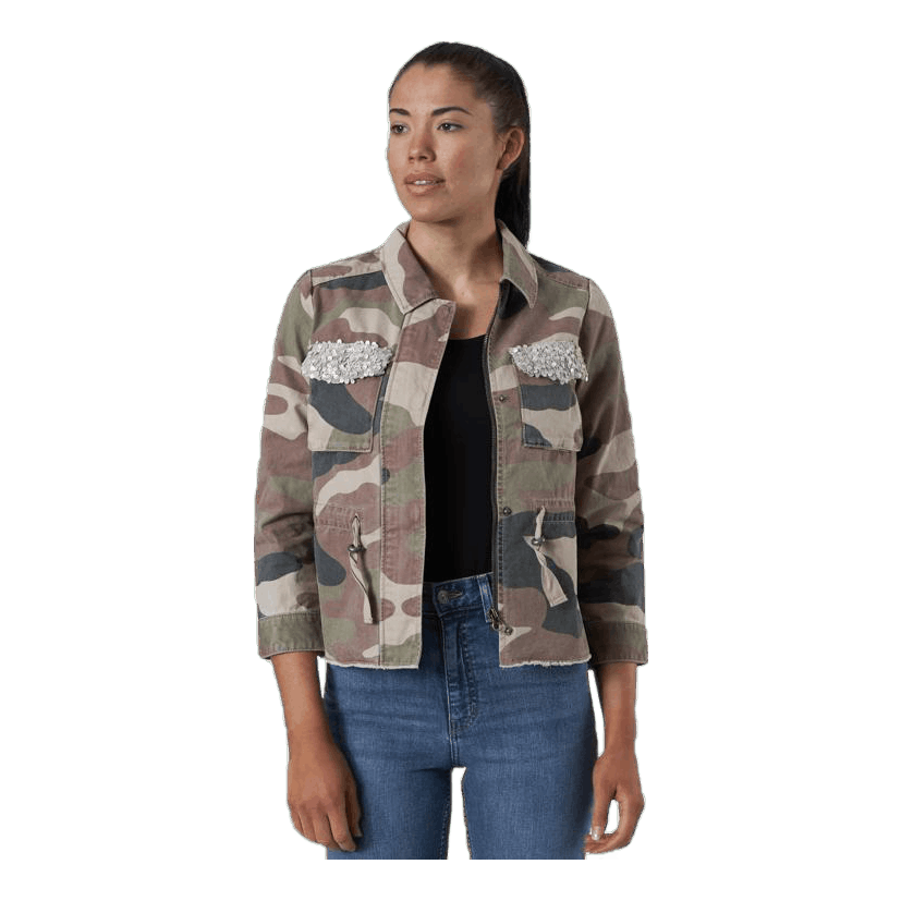 Favourite 7/8 Sequin Jacket Otw Black