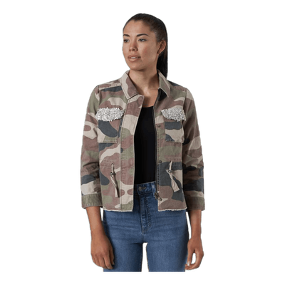 Favourite 7/8 Sequin Jacket Otw Black