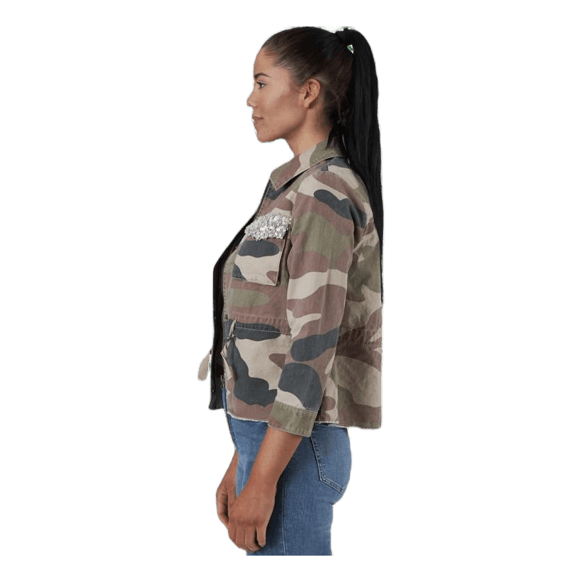 Favourite 7/8 Sequin Jacket Otw Black