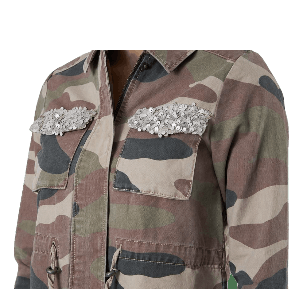 Favourite 7/8 Sequin Jacket Otw Black