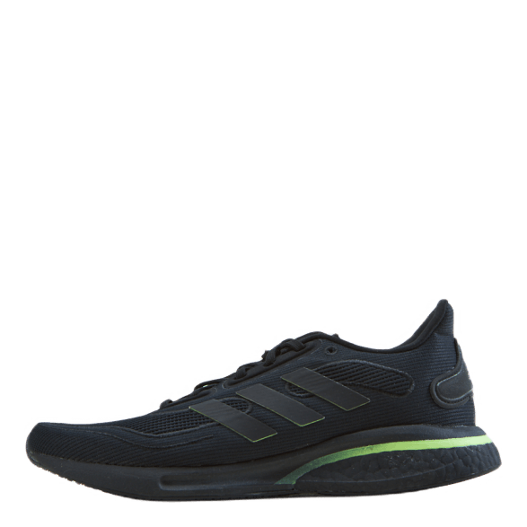 Supernova Shoes Core Black / Core Black / Signal Green