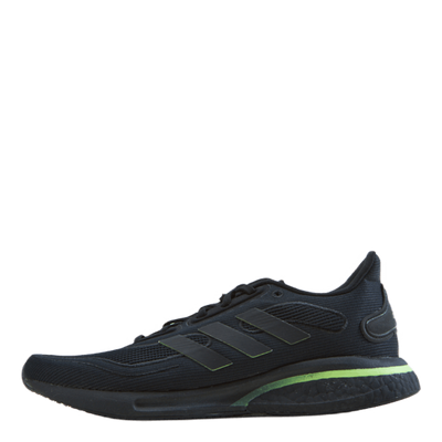 Supernova Shoes Core Black / Core Black / Signal Green