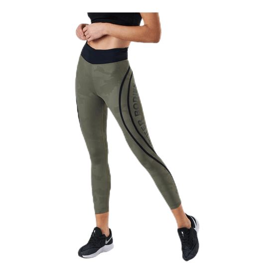 Camo High Tights Patterned/Green