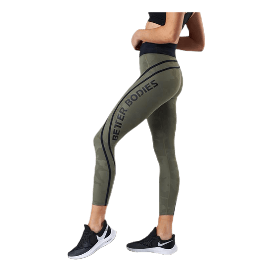 Camo High Tights Patterned/Green