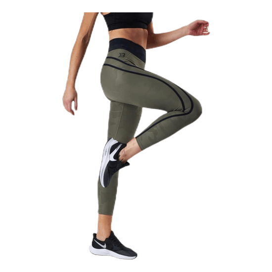 Camo High Tights Patterned/Green