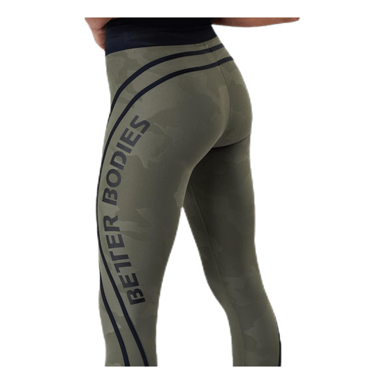 Camo High Tights Patterned/Green