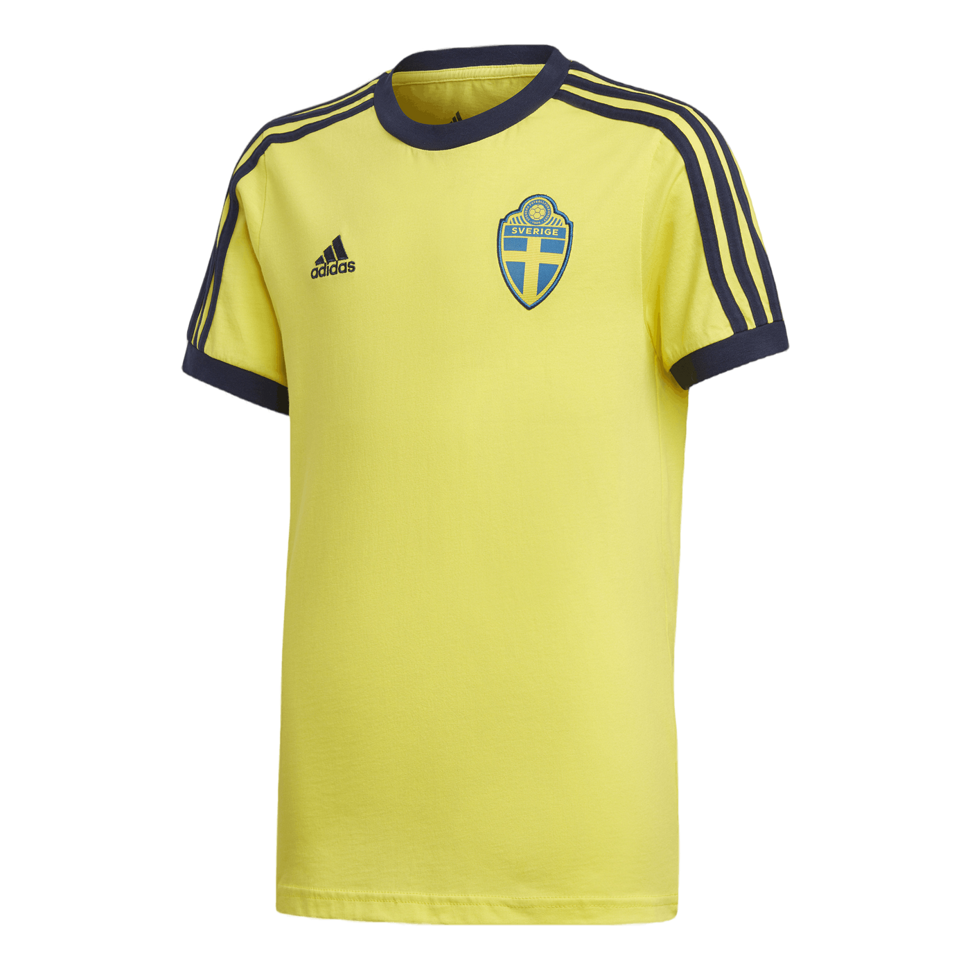 Sweden 3-Stripes T-Shirt Shock Yellow