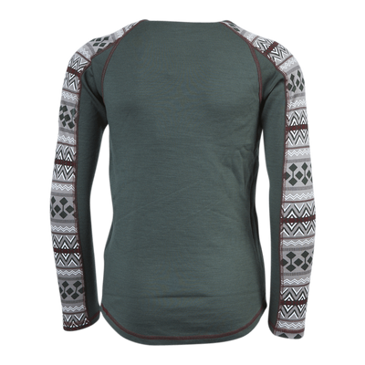 Willto Wool Ls Top Grey