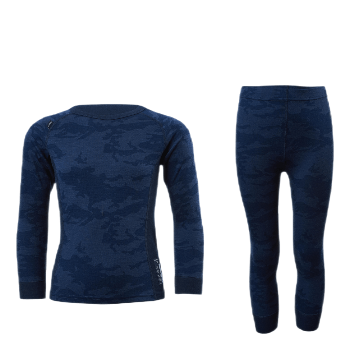 Print Merino Set Blue