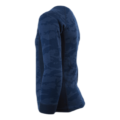 Print Merino Set Blue