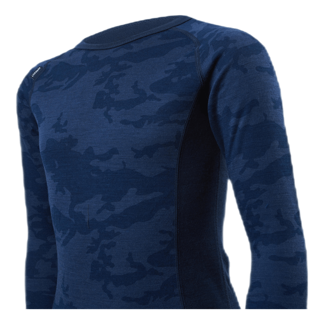 Print Merino Set Blue